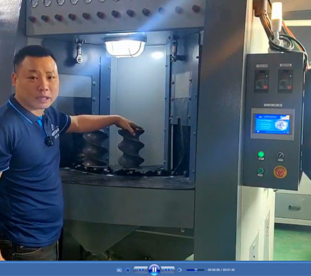 大型螺桿轉(zhuǎn)盤式自動(dòng)噴砂機(jī)操作講解視頻 大型螺桿轉(zhuǎn)盤式自動(dòng)噴砂機(jī)操作講解視頻